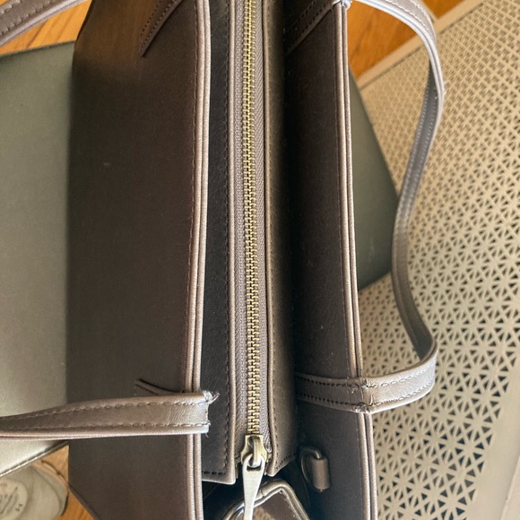 Matt & Nat Immaculate Vegan Leather Tote bag - dark smoke gray - Picture 5 of 10